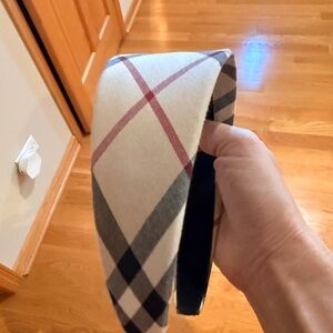Burberry Plaid Headband in traditional classic Burberry Check colors